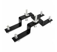 F Fityle Photography Light Stand Hook Bracket with Wing Nuts Sturdy Threaded Mounting Posts Setup Stable Mount Suitable for Professional Videography