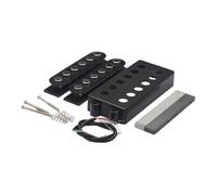 F Fityle Pickup Double Coil 6 String Bass Pickups DIY Kit Guitar Replacement Part High Output DIY Guitar Pickup Kit Bass Accessories