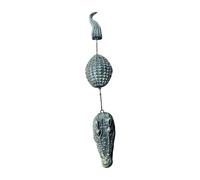 F Fityle Pool Floating Crocodile Water Decoy Alligator Statue 33 inch Weatherproof Fake Crocodile Ornament for Yard Pond Garden Decor