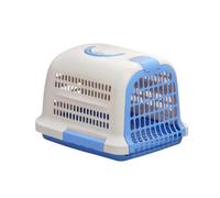 F Fityle Portable Cat Carrier for Small Pets with Hard PP Front Entry Door and Top Handle for, Blue