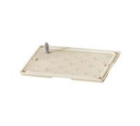 F Fityle Portable Dog Potty Tray for Outdoor Use with Easy Cleaning Features, Khaki