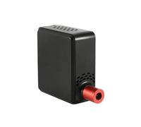 F Fityle Portable Pump Mini Air Pump With Automatic Shutoff Pressure Readout Black Housing With Red Nozzle For Easy Valve Connection Suitable For Daily Commute Leisure Riding