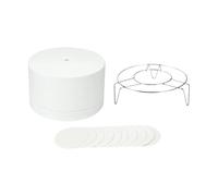 F Fityle Professional Small Microwave Kiln for Fusing Glass Melting DIY Glass Jewelry (With Stand)