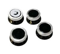 F Fityle Professional Speed Control Knobs Replacements Convenient to Use for Guitar Electric Guitar Accs, black