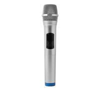 F Fityle Prop Activity Show Recording Model Pretend Play Decorative Pretend Singing for Journalist Costume Kids Girls Boys, Silver Blue