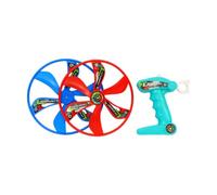 F Fityle Pull String Flying Disc Toy Party Favor,Creative,Portable,Outdoor Toy Funny for Ages 4-8 Children Kids Family