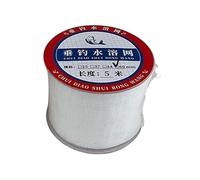 F Fityle Pva Fishing Mesh Water Soluble Bag Lures Wrap Bag Compact 5M Long Slowly Dissolving Carp Fishing Stockings Tackle Kit, 60mm