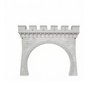F Fityle Railway Tunnel Structure Retaining Wall Model Wall Brick Wall Scenery Panel Gypsum Construction With Weathered Brick Detail Suitable for model, 1 87 Plaster City Wall Tunnel Entrance