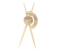 F Fityle Ratio Calipers Eyebrow Ruler Flexible Removable Reusable Stainless Steel Ruler Measure Tools Eyebrow Pencil for Makeup, Gold