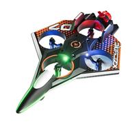 F Fityle RC Plane for Kids RC Glider 360° Circling Ready to Fly Easy to Fly Fighter Foam Remote Control Airplane for Park Adults Girls, red