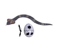 F Fityle Remote Control Snake RC Snake Cat Toy Party Favor Smart Sensing for Kids Boys Prank Gift 16.5 Inch Scary Trick Toy Electronic