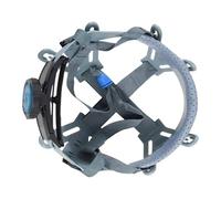 F Fityle Replacement Helmet Hanger, Breathable Inner Lining Repair, Easy Installation, Sweatband, Adjustable, for Outdoor Workers, Gray 8 Point Knob