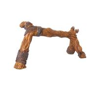 F Fityle Reptile Corner Climbing Branch Terrarium Reptile Exercise Toy Lifelike Fish Tank Accessories for Snake Turtle Leopard Gecko, 24x13x9cm