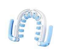 F Fityle Roller Massager Muscle Relaxation Roller Stick Gift Multipurpose Fitness Ring Leg Massager Handheld for Thigh Wrist Hand, Blue