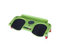 F Fityle Rolling Knee Creeper/Pads Tool Tray Holder Flooring Knee Pads with 5 Swivel Castors Heavy Duty for Automotive Repair Garage, Green