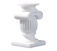 F Fityle Roman Column Candle Holder Mini Roman Pillar Statue Compact Resin Decor Decoration Candlestick for Indoor Wedding Festival