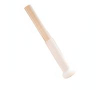 F Fityle Rubber Mallet Handheld Instrument Accessory Soft Head Resonance Implement Suitable for Mindfulness Practioners Sound Baths Relaxation at Home Musical Composition, Wood Stick