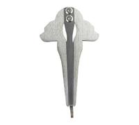 F Fityle Russian Jew Harp Harmonica Handmade Creative Ethnic Russian Mouth Harp Folk Musical for Teens Adults Children Holiday Gifts, Silver Triangle