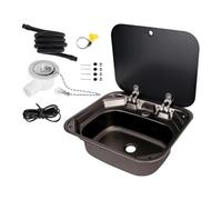 F Fityle RV Sink Folding Kitchen Wash Basin RV or Boat Hand Wash Basin Sink for Trailer