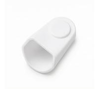 F Fityle Saxophone Cap Protector Cover Guard Rubber Tip Cover Daily Wear Resistant Rounded Top Grip suitable for students instrumentalists repair technicians storage music lessons, White, Medium