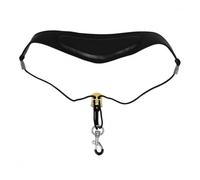 F Fityle Saxophone Shoulder Strap Adjustable Neck Harness Lanyard With Padded PU Cushion Metal Hook And Rope Core For Balanced Weight Support Suitable for, Black Silver Buckle