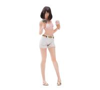 F Fityle Scale Painted Girl Figure Diorama Accessory Hobby Miniature Scene Model for Birthday Gift Fairy Garden Photo Prop DIY Project, 1 to 24 Scale