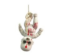 F Fityle Scary Halloween Doll, Creepy Props, Hanging Horror Decoration, Scary Dolls, Haunted Doll for Bar, Haunted House, boy small