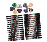 F Fityle Self Adhesives Guitar Fretboard Stickers, Color Code Note Decals Fingerboard Frets, Guitar learning Tools for Beginner, Without Pin Puller