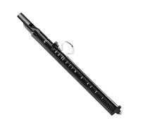 F Fityle Slide Whistle Toy Musical Instrument Easy Tuning Piccolo Flute Slide Funny Musical Toys Blowing Flute for Beginners Kids Gift , Black