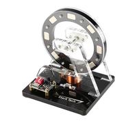 F Fityle Small Wheel Brushless Motor Model, Transducer Drive High Speed Party Gift Single Coil Driven for Lab Supplies Office