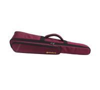 F Fityle Soprano Saxophone Clarinet Case Straight Soprano Saxophone Case Waterproof Protective Carry Bag Oxford Cloth for Travel Stage, Violet Red
