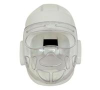F Fityle Sparring Head Protector With Transparent Visor Molded Padding Forehead Chin Protection Full Coverage Fighting Helmet For Boxing Practice Suitable For Artists