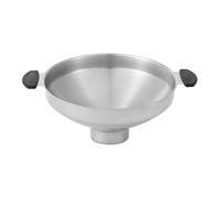 F Fityle Stainless Steel Canning Funnel with Handle,Home Wide Mouth Jar Funnel for Oats Beans Spices Wide and Regular Jars