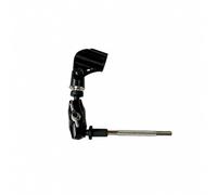 F Fityle Stand Clamp with Extension Bracket for Drum Rack Audio Zinc Alloy Body Adjustable Height and Angle Control for Clear Sound Capture Suitable for Home Studio, Short Rod