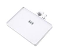 F Fityle Stand Tray Clamp on Multipurpose 22cmx16.5cm Shelf Mic Stand Attachment for Karaoke Live Recording Stage