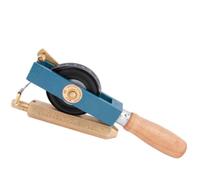 F Fityle Steel Measuring Rod Oil Gauging Tape Depth Sounding With Carbon Copper Head And Wood Handle sturdy metal housing for harsh, 5m, Carbon Steel Oil Measuring Tape