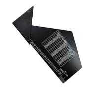 F Fityle String Height Ruler Fret Leveling Guide High Precision Stainless Steel Guitar String Action Gauge for Guitars Acoustic Guitar