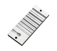 F Fityle Swage Block, Semicircular Grooves Bench Tool, Jewelry Making Block, Metal Forming Block for Bangles, Thin Bracelet Craft, A