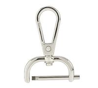 F Fityle Swivel Lobster Clasps Bag Handbag Clasps Detachable Clips, PU Leather Accessory Swivel Snap Hooks for DIY Carfts Shoulder Straps Belt, 25mm