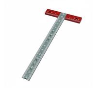 F Fityle T Square Ruler Measuring Tool Carpenter Ruler Marking Ruler Layout Ruler Aluminum Alloy Design With Secure Head For True Right Angle Reference And Fast Layout Suitable for cabinetry joinery