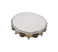 F Fityle Tambourine Musical Educational Instrument Gift Professional Accessories Toy Hand Held Drum Bell Kids and Adults, 25 cmx5.5 cm