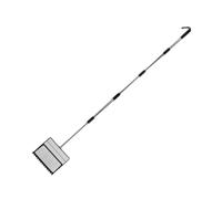 F Fityle Telescopic Metal Chicken Dung Litter Sifting Tool Lightweight Multipurpose for Horse Stables 85-175cm Long