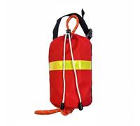 F Fityle Throw Bag Rope Kit Bag Throw Line with Floating Polypropylene Cord and Rugged Oxford Case with Reflective Suitable for Boating Kayaking ice Fishing, Red, 31M Reflective Rope