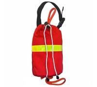 F Fityle Throw Bag Rope Kit Bag Throw Line with Floating Polypropylene Cord and Rugged Oxford Case with Reflective Suitable for Boating Kayaking ice Fishing, Red, 16M Floating Rope