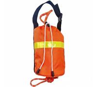 F Fityle Throw Bag Rope Kit Bag Throw Line with Floating Polypropylene Cord and Rugged Oxford Case with Reflective Suitable for Boating Kayaking ice Fishing, Orange, 21M Reflective Rope