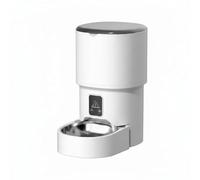 F Fityle Timed Feeder Device Automatic Cat Feeder Dispenser Bowl Phone Scheduling With Reliable Auto Feeding And Large Capacity, Modern, Smart APP Control, Stainless Steel Bowl