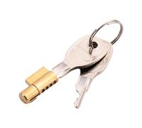 F Fityle Trailer Hitch Lock Cylinder with Keys Easy Installation Heavy Duty Metal Anti-theft Protection Tow Hitch Coupling Lock Core