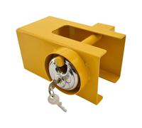 F Fityle Trailer Hitch Lock Trailer Coupler Lock Weatherproof Sturdy Practical Travel Accessories for RV Vehicles Travel, Lock and Key
