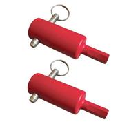 F Fityle Trailer Jack Drill Adapter Heavy Duty Sturdy Premium Portable Accessory Practical Power Tool Attachment for 1" Handle Studs, 2 Pieces