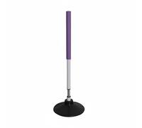F Fityle Training Basketball Pole Agility Dribbling Flexible Foam PVC Rubber Weighted Base Suitable for Athlete Workout Gym Outdoor Fitness, Purple, 60CM 1.2KG